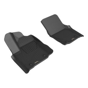 Toyota Tacoma Floor Mats - Front - 3D MAXpider - Kagu - Black - 2024+